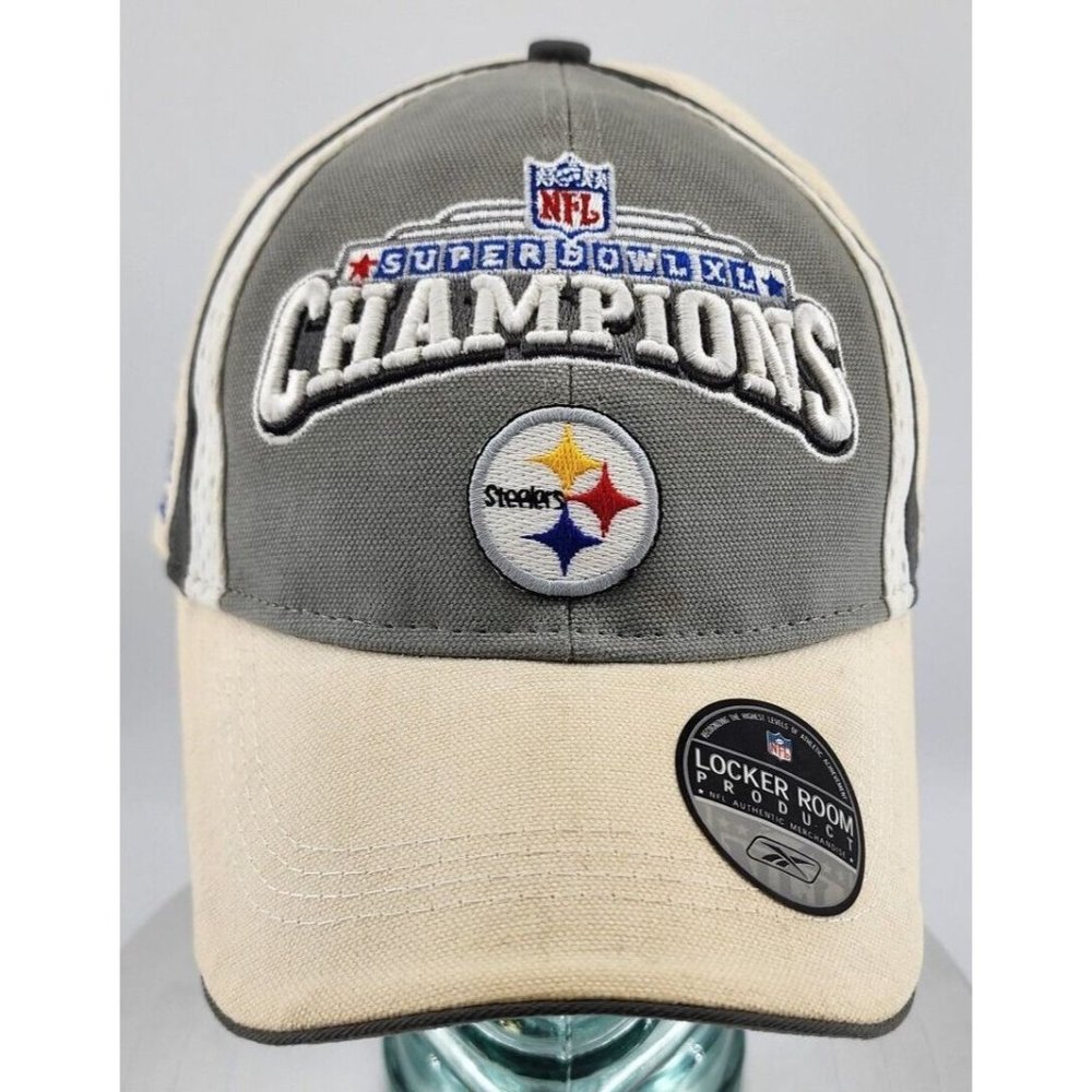 Pittsburgh Steelers Hat Reebok 2006 NFL Super Bowl XL Champions Locker Room 2006